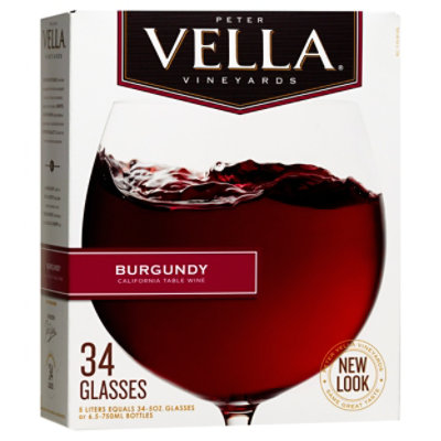 Peter Vella Burgundy Red Box Wine - 5 Liter - Image 2