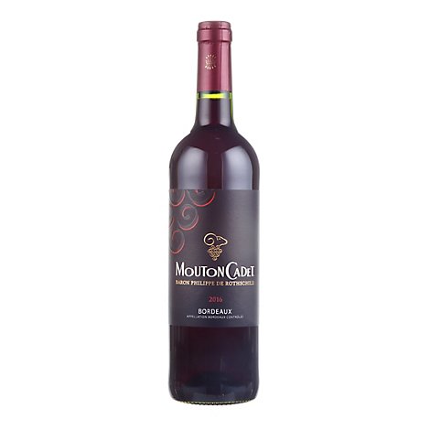 Mouton Cadet Wine Rouge Red Wine - 750 Ml