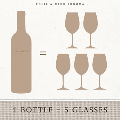 Folie a Deux Alexander Valley Cabernet Sauvignon Red Wine Bottle - 750 Ml - Image 5