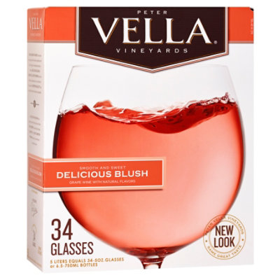 Peter Vella Blush Box Wine - 5 Liter - Image 2