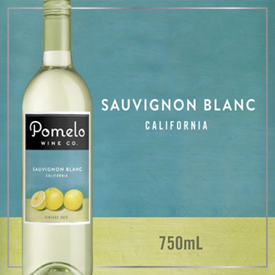 Pomelo Sauvignon Blanc White Wine Bottle - 750 Ml - Image 1