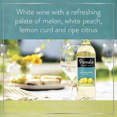 Pomelo Sauvignon Blanc White Wine Bottle - 750 Ml - Image 2