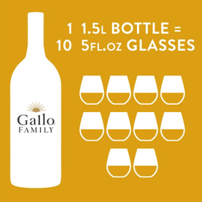Gallo Family Vineyards Chardonnay White Wine - 1.5 Liter - Image 5