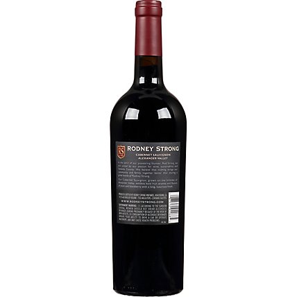Rodney Strong Vineyards Wine Cabernet Sauvignon Alexander Valley 2016 - 750 Ml - Image 4
