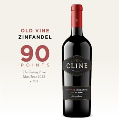 Cline Wine Old Vine Zinfandel California - 750 Ml - Image 3