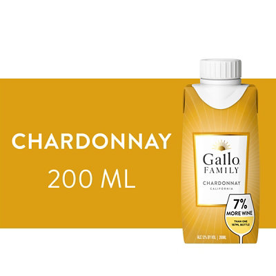 Gallo Family Vineyards Chardonnay Tetra - 4 - 200 Ml