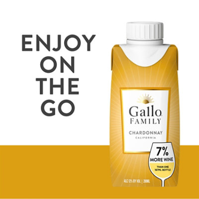 Gallo Family Vineyards Chardonnay Tetra - 4 - 200 Ml - Image 3