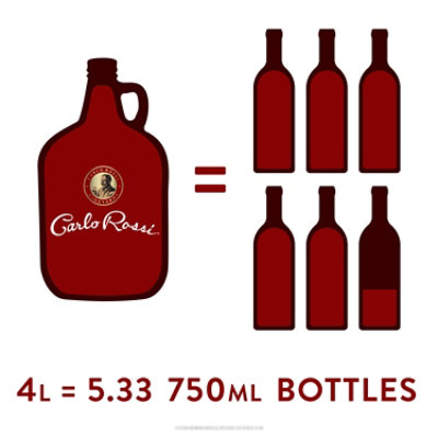 Carlo Rossi Burgundy Red Wine - 4 Liter - Image 5