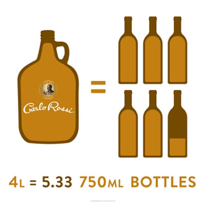 Carlo Rossi Rhine White Wine - 4 Liter - Image 5