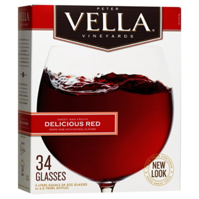 Peter Vella Delicious Red Box Wine - 5 Liter - Image 1