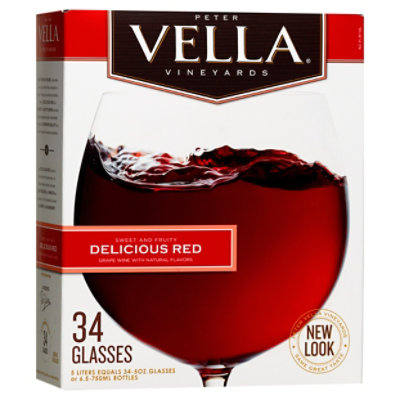 Peter Vella Delicious Red Box Wine - 5 Liter