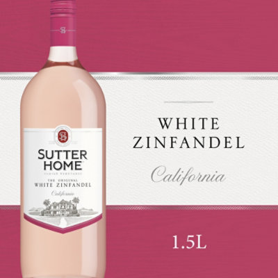 Sutter Home White Zinfandel Wine Bottle - 1.5 Liter - Image 1