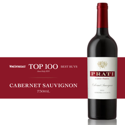 Prati by Louis M. Martini Cabernet Sauvignon Red Wine - 750 Ml - Image 3