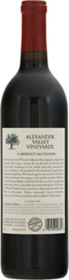 Alexander Valley Vineyards Wine Cabernet Sauvignon Sonoma County Vintage - 750 Ml - Image 4