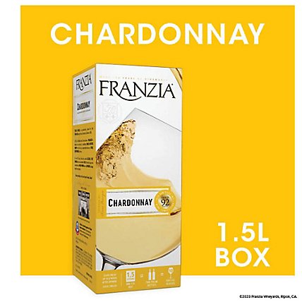 Franzia Chardonnay White Wine - 1.5 Liter - Image 1