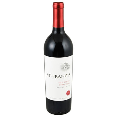 St Francis Old Vine Zinfandel Wine - 750 Ml - Image 2