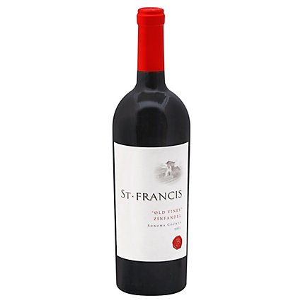 St Francis Old Vine Zinfandel Wine - 750 Ml - Image 1