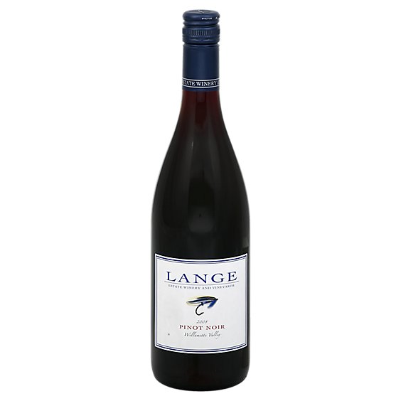 Lange Estate Winery And Vineyards Willamette Valley Pinot Noir Wine - 750 Ml
