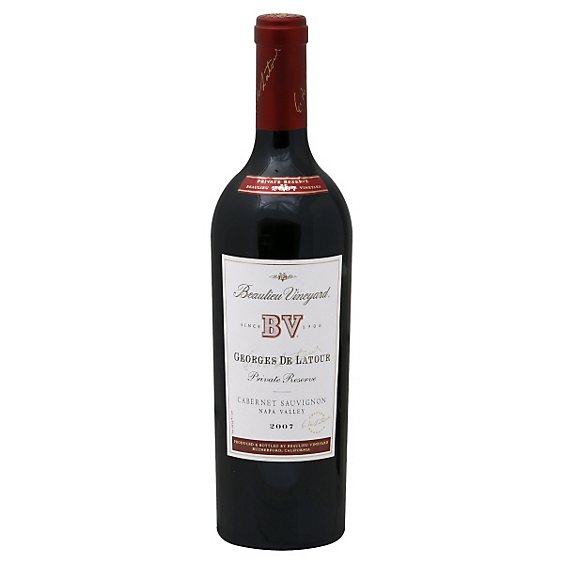 Beaulieu Vineyard Private Reserve Georges De Latour Wine Cabernet Sauvignon Napa Valley - 750 Ml