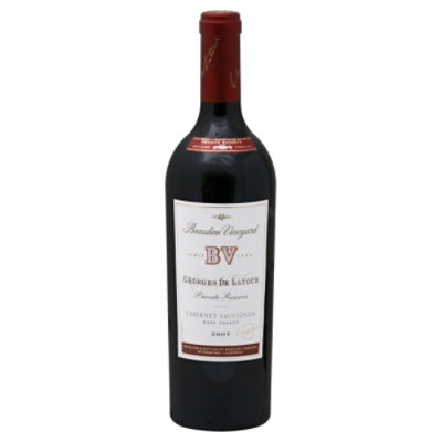 Beaulieu Vineyard Private Reserve Georges De Latour Wine Cabernet Sauvignon Napa Valley - 750 Ml - Image 1