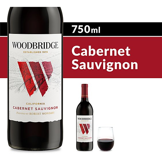 Woodbridge by Robert Mondavi Cabernet Sauvignon Red Wine - 750 Ml
