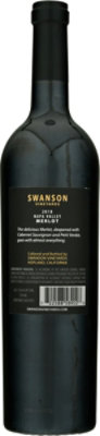 Swanson Vineyards Wine Merlot Napa Valley - 750 Ml - Image 4