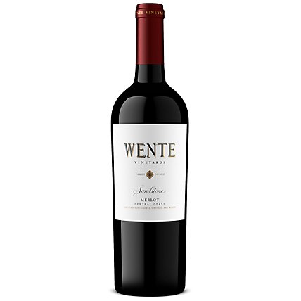 Wente Vineyard Selection Central Coast Merlot Wine - 750 Ml - Image 2