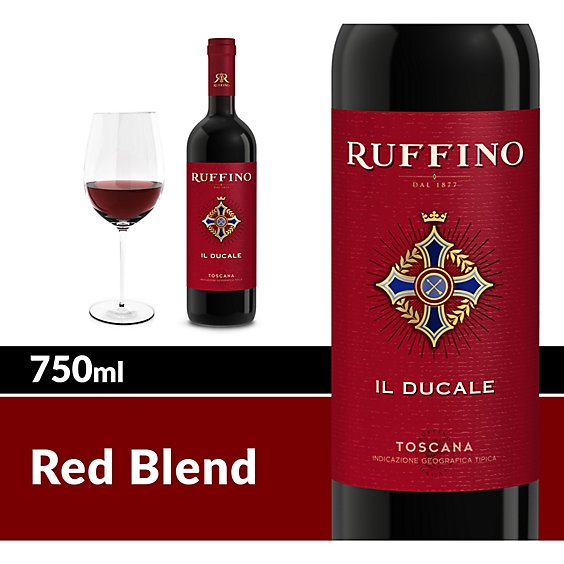 Ruffino Il Ducale Toscana IGT Rosso Red Blend Italian Red Wine - 750 Ml