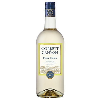Corbett Canyon Pinot Grigio White Wine - 1.5 Liter - Image 1