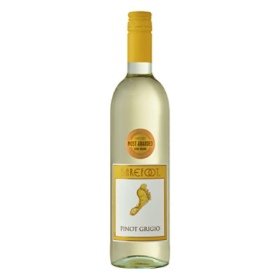 Barefoot Cellars Pinot Grigio White Wine - 750 Ml - Image 1