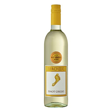 Barefoot Cellars Pinot Grigio White Wine - 750 Ml - Image 1