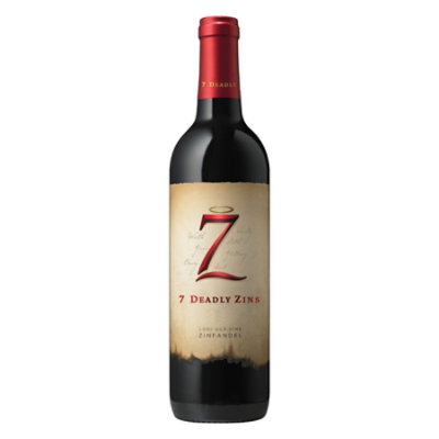 7 Deadly Zinfandel Red Wine - 750 Ml - Image 1