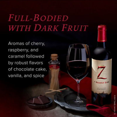 7 Deadly Zinfandel Red Wine - 750 Ml - Image 1