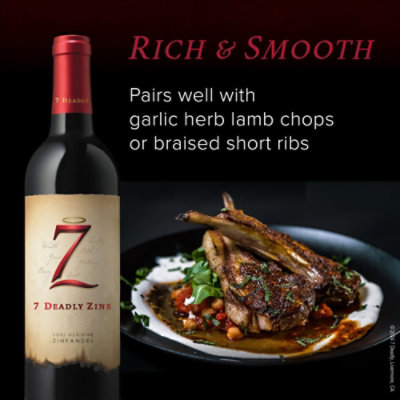 7 Deadly Zinfandel Red Wine - 750 Ml - Image 4