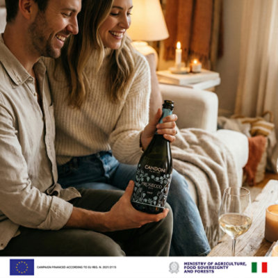 Candoni Glera Prosecco Extra Dry Italy Sparkling Wine - 750 ML - Image 5