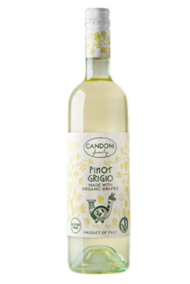 Candoni Pinot Grigio Italy White Wine - 750 Ml - Image 1