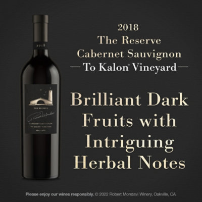 Robert Mondavi Winery To Kalon Reserve Napa Valley Cabernet Sauvignon 2014 Red Wine - 750 Ml - Image 3