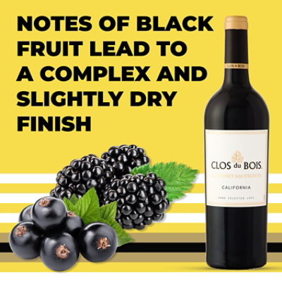 Clos Du Bois Cabernet Sauvignon Red Wine - 750 Ml - Image 3