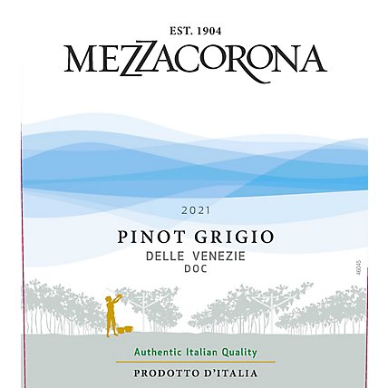 Mezzacorona Wine Pinot Grigio Tolentino - 750 Ml - Image 1