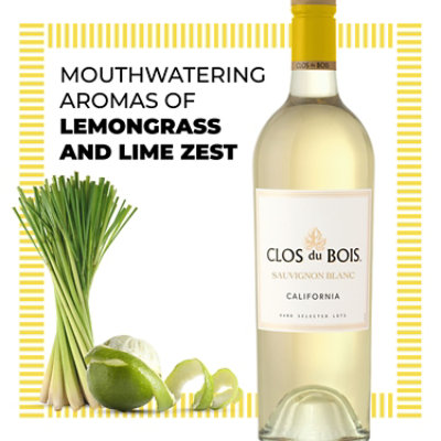 Clos du Bois Wine White Sauvignon Blanc - 750 Ml - Image 2