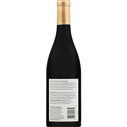 Santa Barbara Reserve Pinot Noir Wine - 750 Ml - Image 4