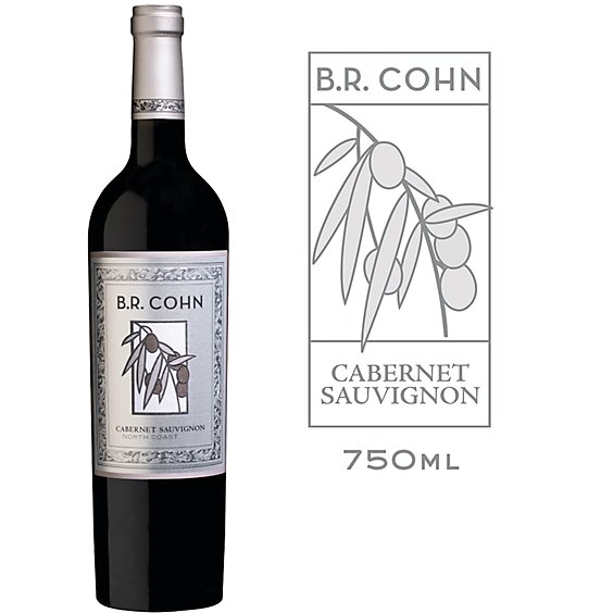B.R. Cohn Silver Label Cabernet Sauvignon Wine North Coast - 750 Ml