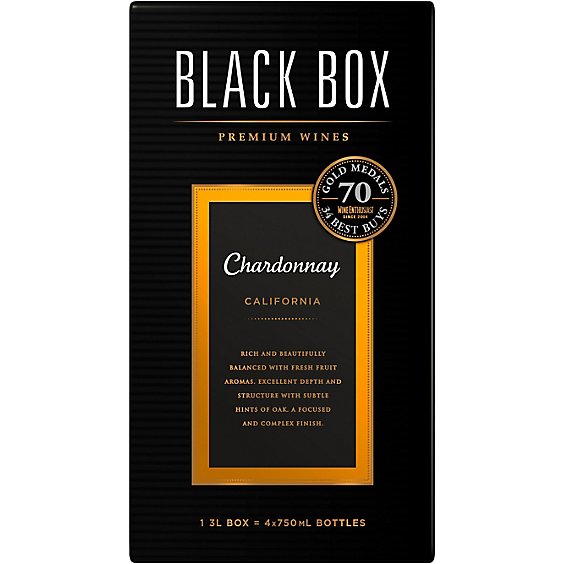 Black Box Chardonnay White Wine Box - 3 Liter