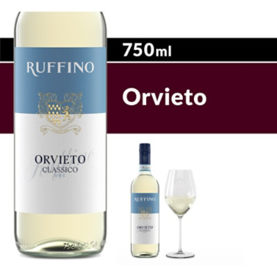 Ruffino Orvieto Classico DOC Grechetto/Procanico/Trebbiano Italian White Wine - 750 Ml - Image 1