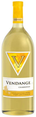 Vendange Wine White Chardonnay - 1.5 Liter - Image 1