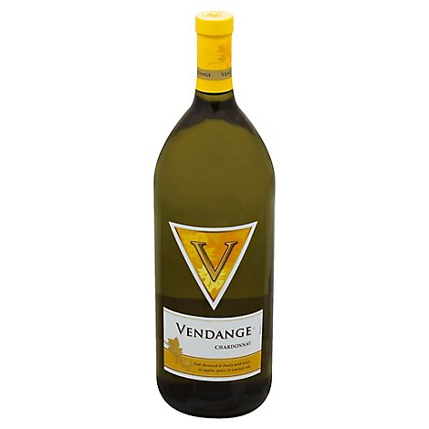 Vendange Wine White Chardonnay - 1.5 Liter