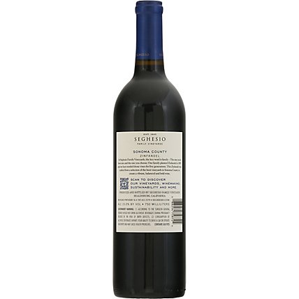 Seghesio Zinfandel Wine - 750 Ml - Image 4