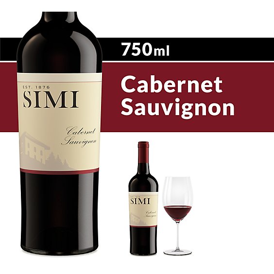 SIMI Cabernet Sauvignon Red Wine - 750 Ml