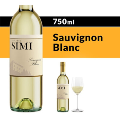 SIMI Sauvignon Blanc White Wine - 750 Ml - Image 1