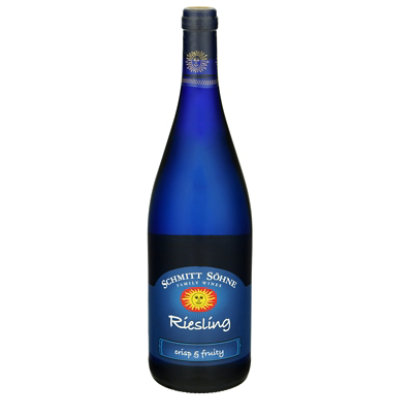 Schmitt Sohne Blue Bottle Riesling Wine - 750 Ml - Image 1